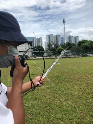 YE0EE sedang menggunakan LAPAN A2 / Indonesia OSCAR 86