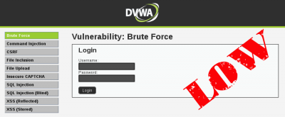 DVWA: Brute Force login - OnnoWiki